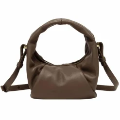 LES VISIONNAIRES Henkeltaschen<Greta Mini Essential Handtasche Leder 23 cm chocolate