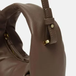 LES VISIONNAIRES Henkeltaschen<Greta Mini Essential Handtasche Leder 23 cm chocolate