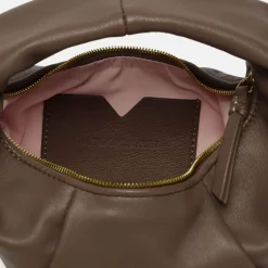 LES VISIONNAIRES Henkeltaschen<Greta Mini Essential Handtasche Leder 23 cm chocolate