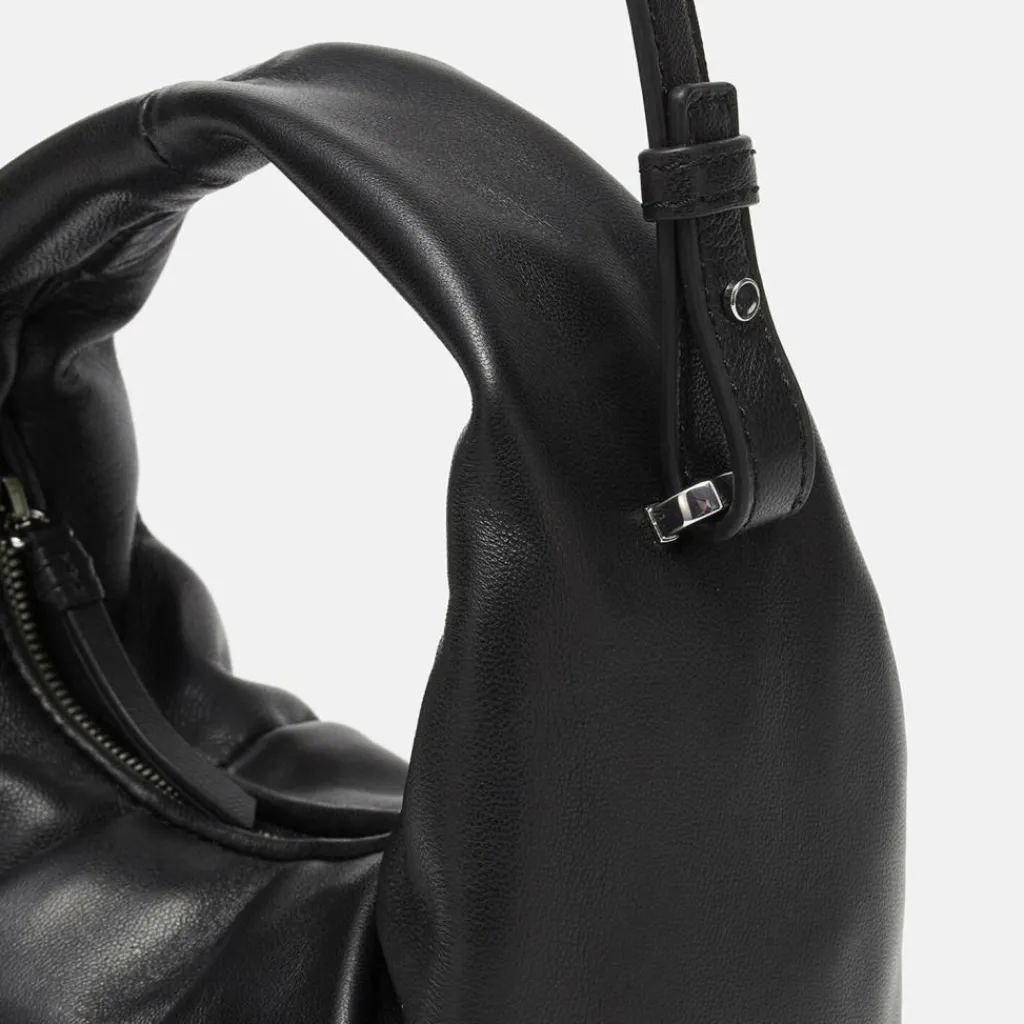 Sale LES VISIONNAIRES Greta Mini Essential Handtasche Leder 23 cm black