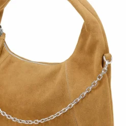 LES VISIONNAIRES Jade Cozy Chain Schultertasche Leder 38 cm