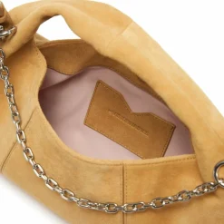 LES VISIONNAIRES Henkeltaschen<Sadie Cozy Chain Handtasche Leder 37 cm soft tan