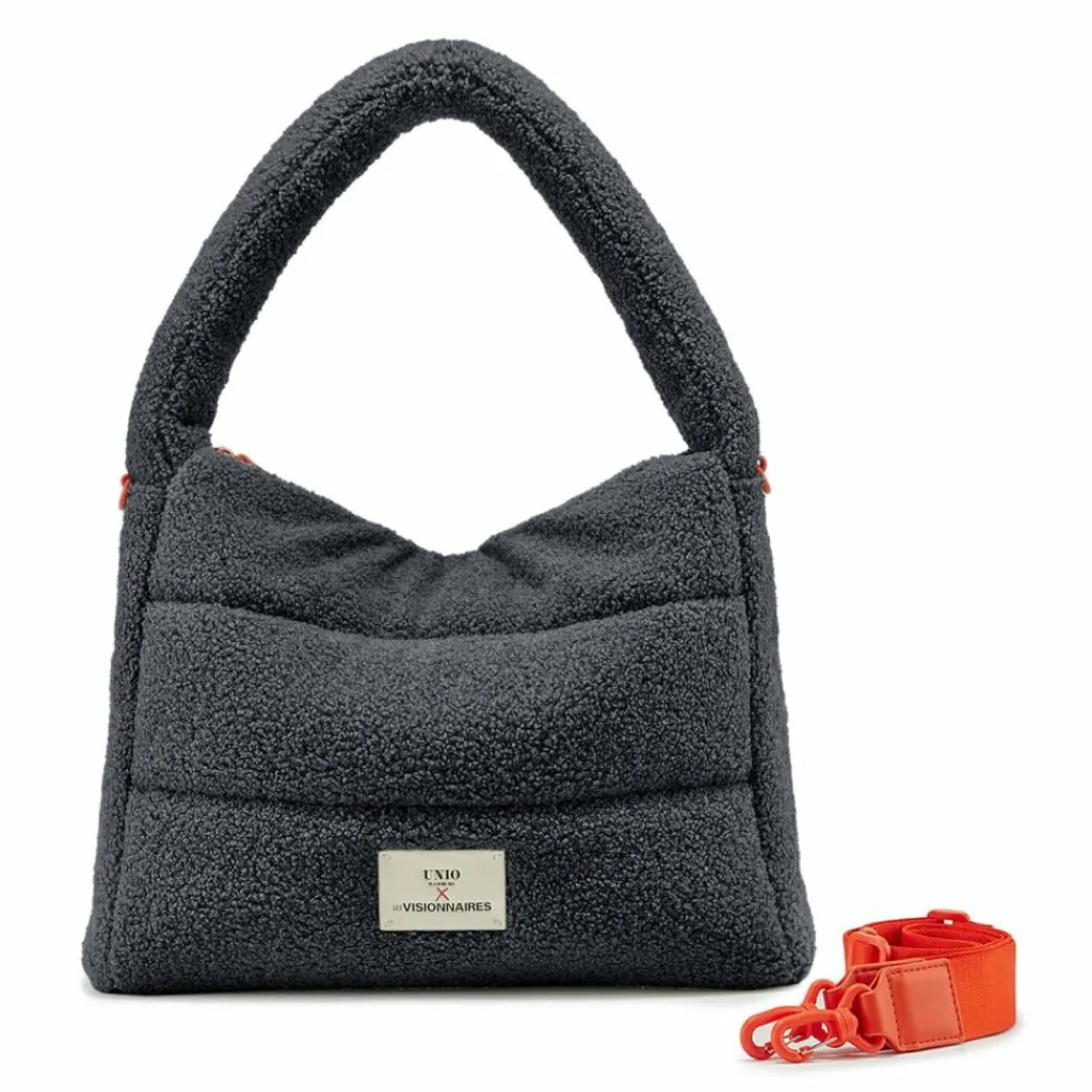 Online LES VISIONNAIRES Unio Hobo Schultertasche 34 cm anthrazith