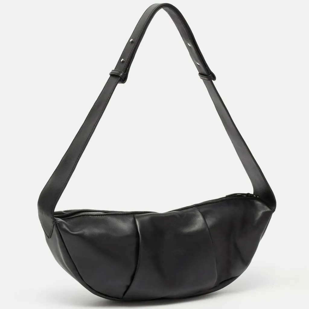 Best LES VISIONNAIRES Zoe Essential Schultertasche Leder 46 cm black