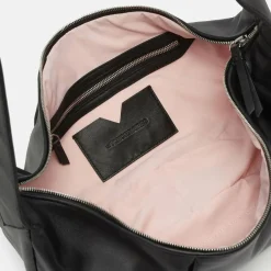 Best LES VISIONNAIRES Zoe Essential Schultertasche Leder 46 cm black