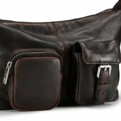 Liebeskind Amy Schultertasche Leder 28 cm roasted coconut