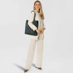 Liebeskind Shopper|Schultertaschen<Amy Shopper Tasche L Leder 35 cm peacoat