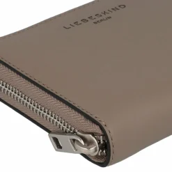 Outlet Liebeskind Conny Geldbörse RFID Schutz Leder 12.5 cm neutral grey
