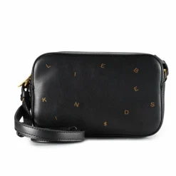 New Liebeskind Dancing Letters Ella Umhängetasche S Leder 20 cm black