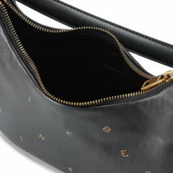 Outlet Liebeskind Dancing Letters Schultertasche XS Leder 23 cm black