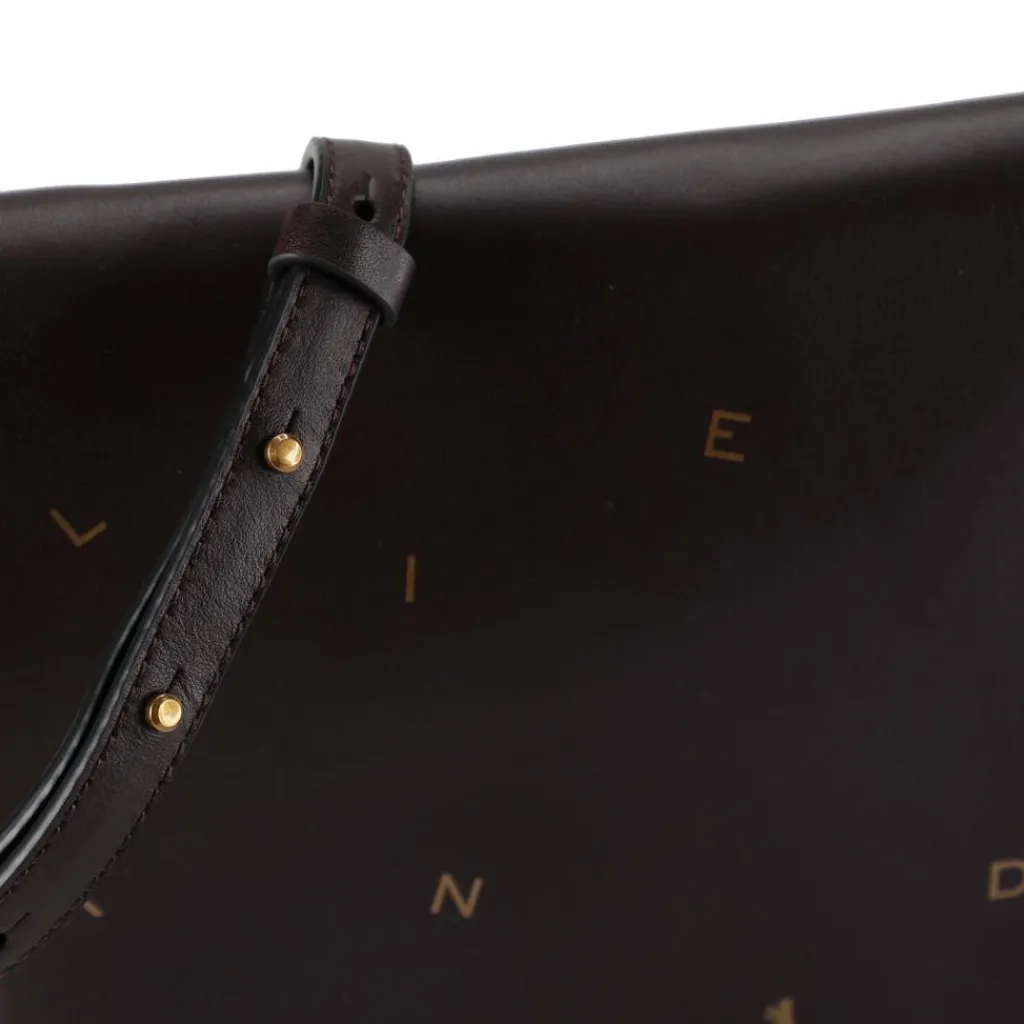 Clearance Liebeskind Dancing Letters Umhängetasche S Leder 23 cm burgundy