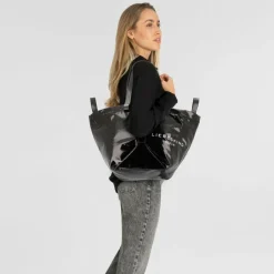Liebeskind Shopper|Schultertaschen<Elvira Shopper Tasche Leder 22.5 cm black