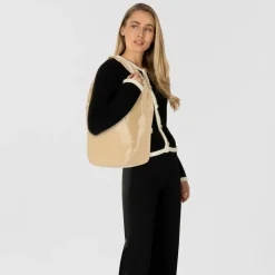 Outlet Liebeskind Farrah Schultertasche M 45 cm beige