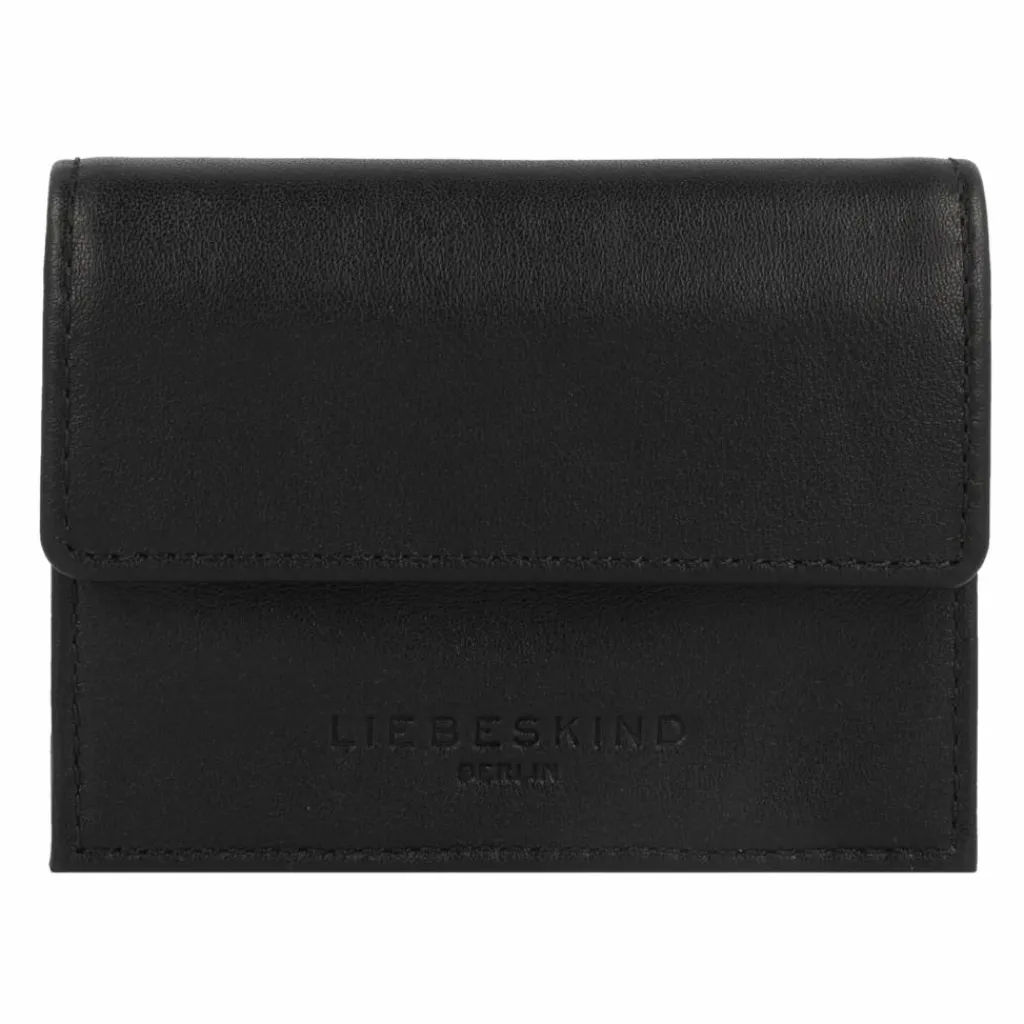 Liebeskind Damengeldbörsen Querformat<Geldbörse RFID Schutz Leder 10.5 cm black