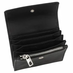 Liebeskind Damengeldbörsen Querformat<Geldbörse RFID Schutz Leder 10.5 cm black
