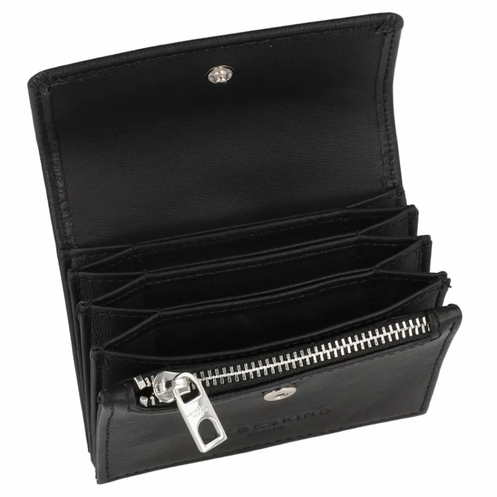 Liebeskind Damengeldbörsen Querformat<Geldbörse RFID Schutz Leder 10.5 cm black