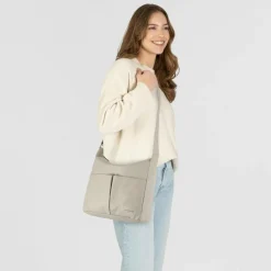 Liebeskind Henkeltaschen|Schultertaschen<Hera Schultertasche Leder 32 cm steel