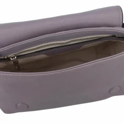 New Liebeskind Hera Umhängetasche Leder 22 cm mit Dehnfalte anemone