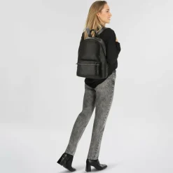 Liebeskind Lederrucksäcke|Daypacks<Jil Daypack Leder 41 cm Laptopfach black