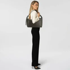 Outlet Liebeskind Lou 3 Schultertasche Leder 32 cm forest