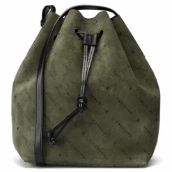 Online Liebeskind Monogram Beuteltasche Leder 35 cm forest