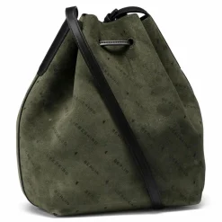 Online Liebeskind Monogram Beuteltasche Leder 35 cm forest