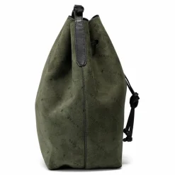 Online Liebeskind Monogram Beuteltasche Leder 35 cm forest