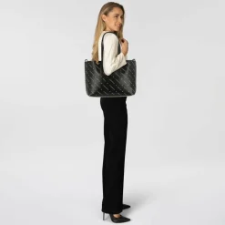 Liebeskind Monogram Schultertasche Leder 47 cm