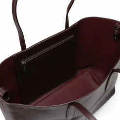 Liebeskind Henkeltaschen|Schultertaschen<Monogram Schultertasche Leder 47 cm burgundy