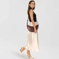 Liebeskind Umhängetaschen<Moon Umhängetasche Leder 38 cm pomegranate