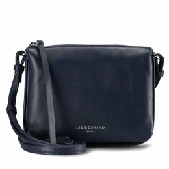 Liebeskind Nina Mini Bag Umhängetasche Leder 18 cm peacoat