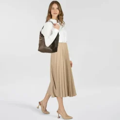 Clearance Liebeskind Paris Schultertasche Leder 40 cm roasted coconut