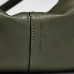 Liebeskind Umhängetaschen<Paris Umhängetasche Leder 34 cm cypress green