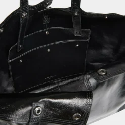 Liebeskind Shopper|Schultertaschen<Rive Shopper Tasche Leder 54 cm black