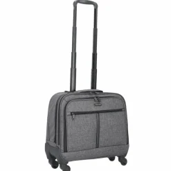 Lightpak Laptoptaschen|Businesstrolleys Mit Laptopfach<Phoenix 4-Rollen Businesstrolley 43 cm Laptopfach grau