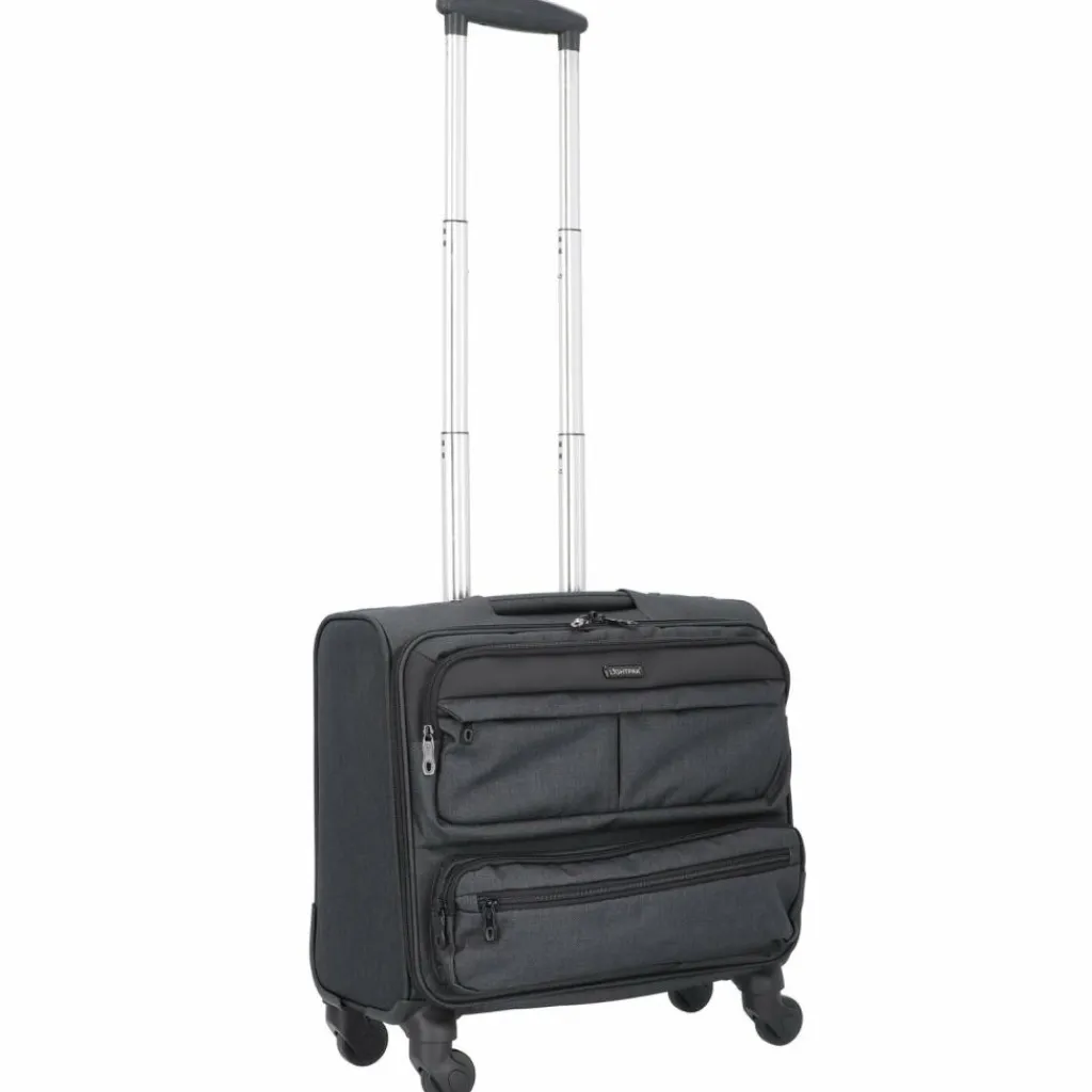 Lightpak Ronney 4-Rollen Businesstrolley 45 cm Laptopfach