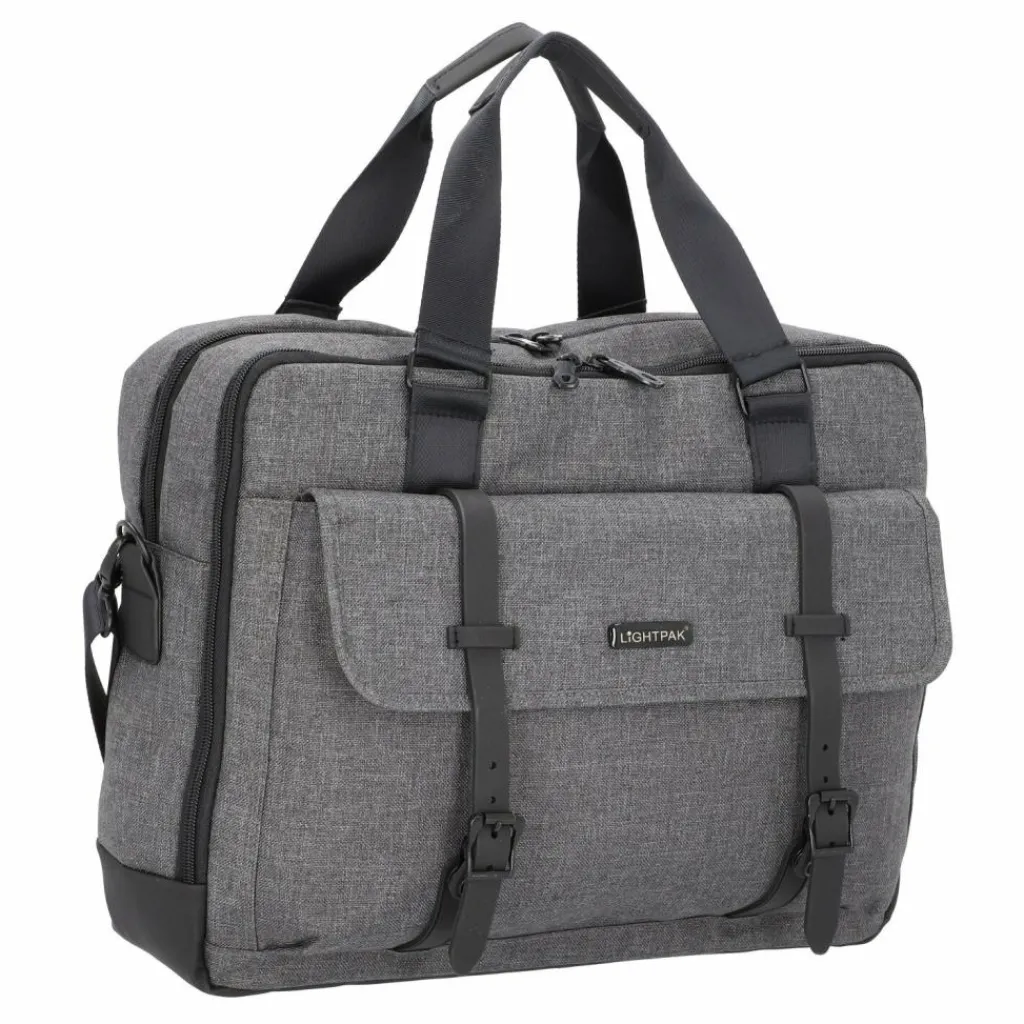 Lightpak Laptoptaschen|Aktentaschen<Twyx Aktentasche 40 cm Laptopfach grau