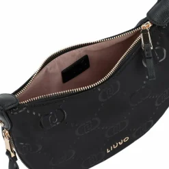 Discount Liu Jo Kaliska Schultertasche 25 cm mit Dehnfalte nero