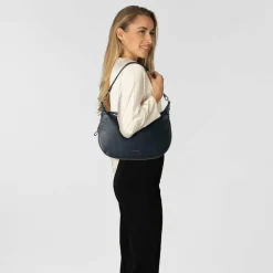 Liu Jo Kaliska Schultertasche M 32 cm mit Dehnfalte dress blue