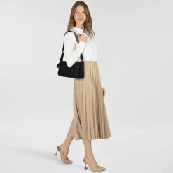 Liu Jo Henkeltaschen|Schultertaschen<Mediana Schultertasche M 24 cm nero