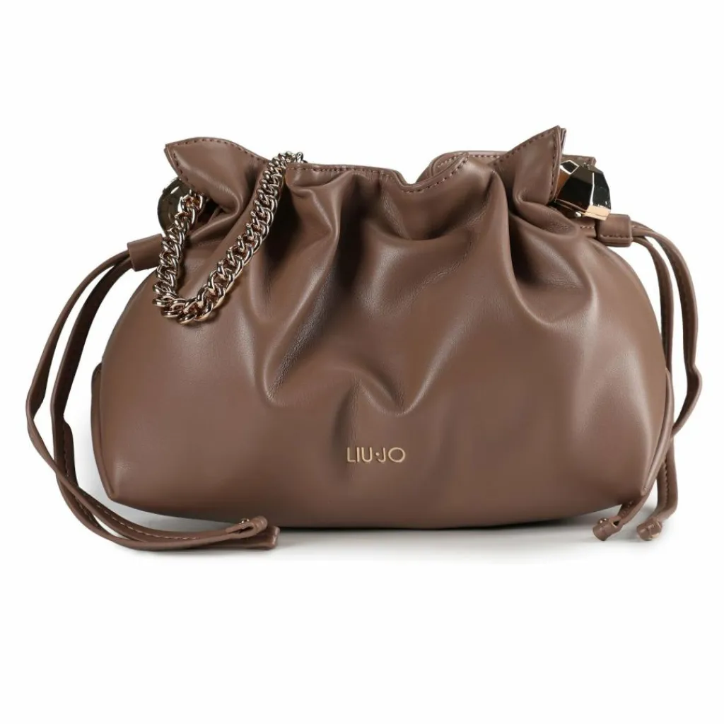 Discount Liu Jo Riccy Schultertasche S 24 cm mocha