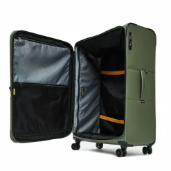 Best Mandarina Duck Eco Coated 4 Rollen Trolley XL 83 cm mit Dehnfalte pine green
