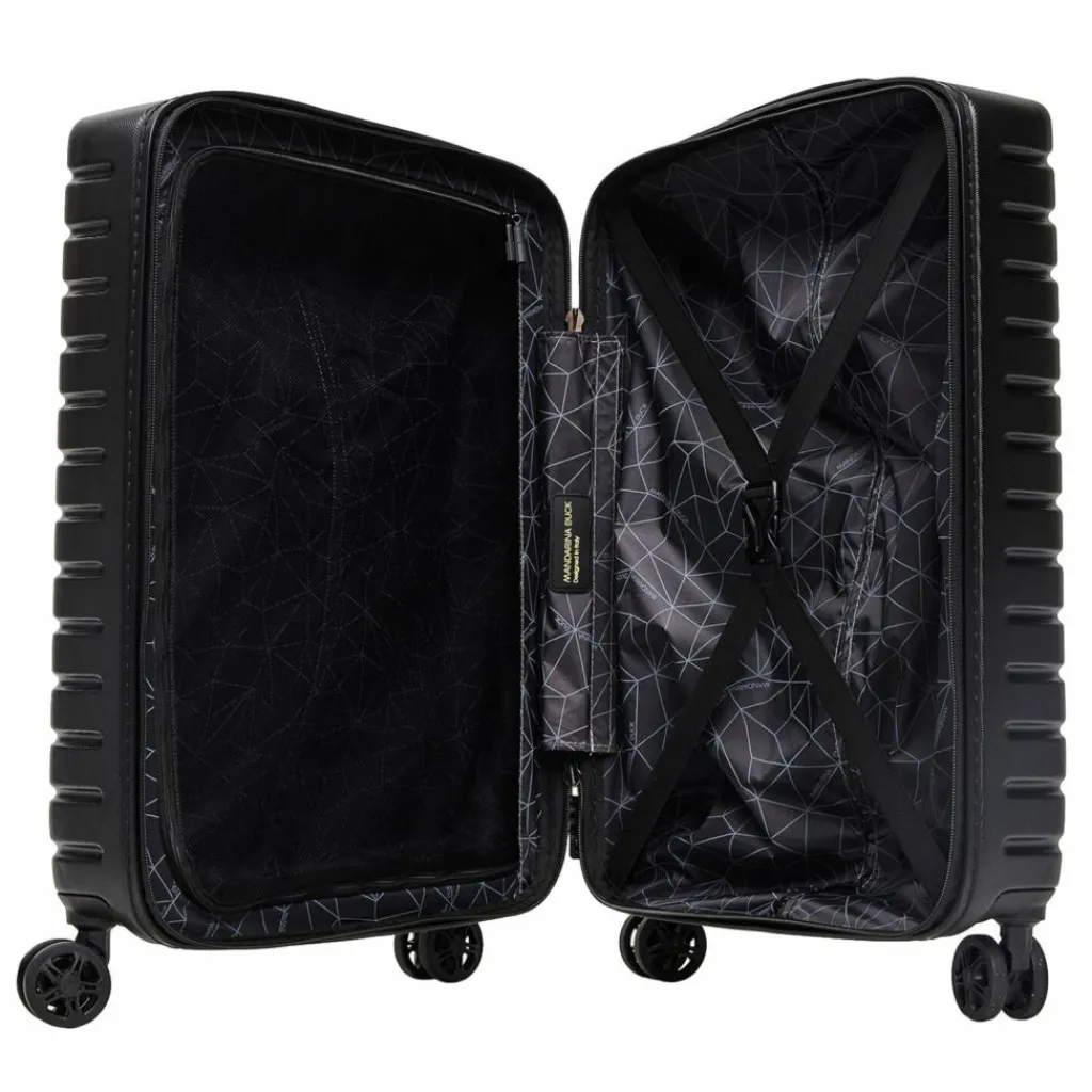 Clearance Mandarina Duck Flyduck 4 Rollen Kabinentrolley 55 cm black