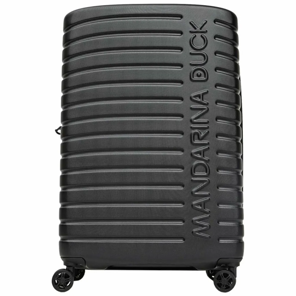 Mandarina Duck 4-Rollen Koffer|Hartgepäck<Flyduck 4 Rollen Trolley 69 cm mit Dehnfalte black