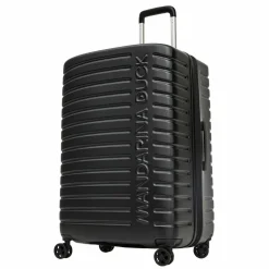 Mandarina Duck 4-Rollen Koffer|Hartgepäck<Flyduck 4 Rollen Trolley 69 cm mit Dehnfalte black