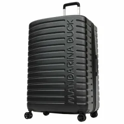 New Mandarina Duck Flyduck 4 Rollen Trolley 75 cm mit Dehnfalte black