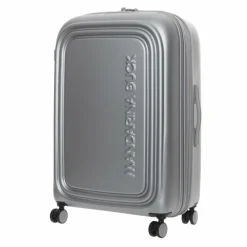Mandarina Duck 4-Rollen Koffer|Hartgepäck<Logoduck + 4 Rollen Trolley L 75 cm silver