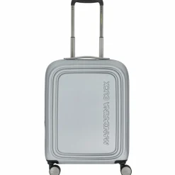 Clearance Mandarina Duck Logoduck + 4 Rollen Kabinentrolley S 55 cm silver