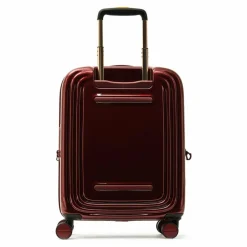 Mandarina Duck Hartgepäck|4-Rollen Koffer<Logoduck + Metal 4 Rollen Trolley S 55 cm mit Dehnfalte red metal