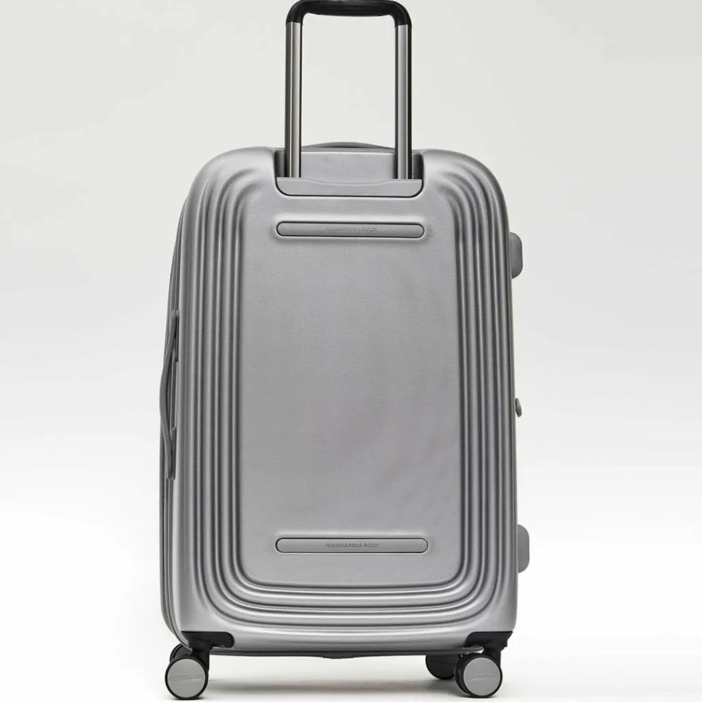 Mandarina Duck 4-Rollen Koffer|Hartgepäck<Logoduck 4-Rollen Trolley 69 cm silver